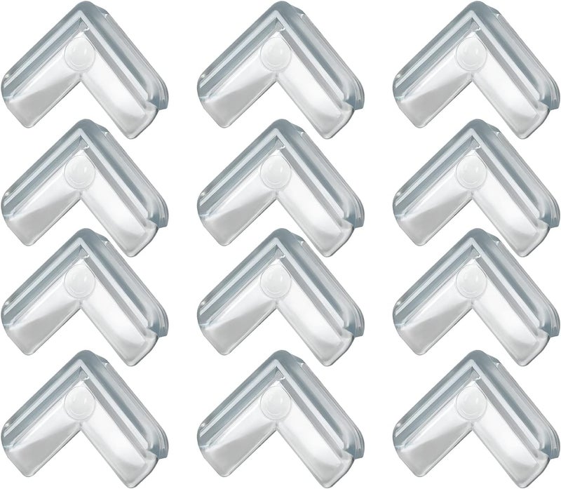 AIXMEET 12pcs, Table , Baby, Corner Guards for Furniture, Corner Bumpers, Table Corner Protector for Baby - Image 2